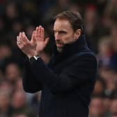 England's manager Gareth Southgate gestures on the touchline during the international friendly football match between England and Brazil at Wembley