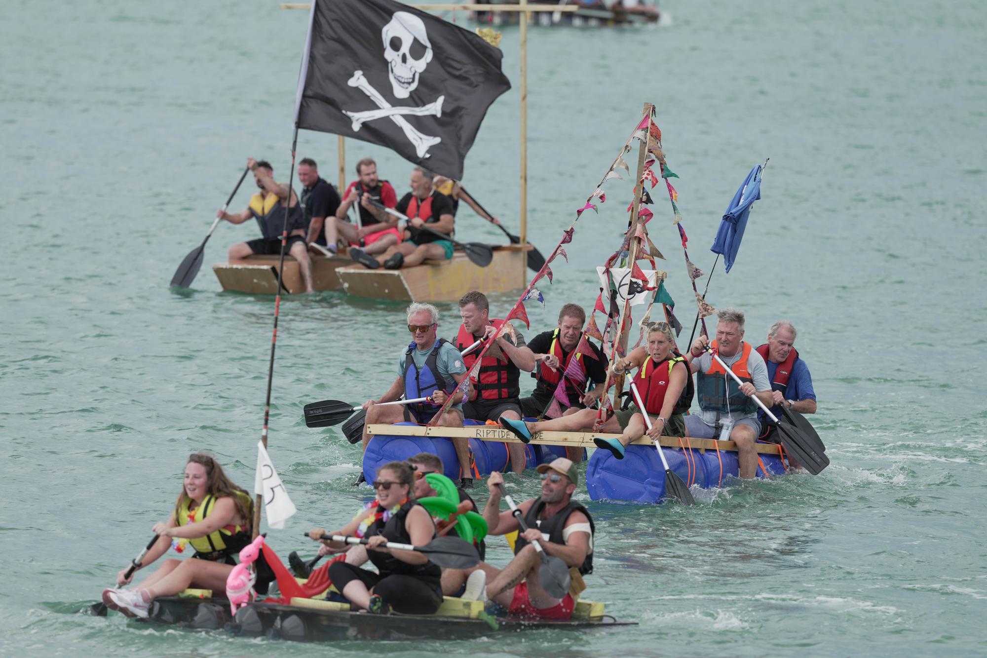 Shoreham came together for a fun event on the water at the popular charity Raft Race on Saturday (July 26).