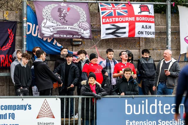 The fans have backed Eastbourne Borough in great numbers home and away this season | Picture: Nick Redman
