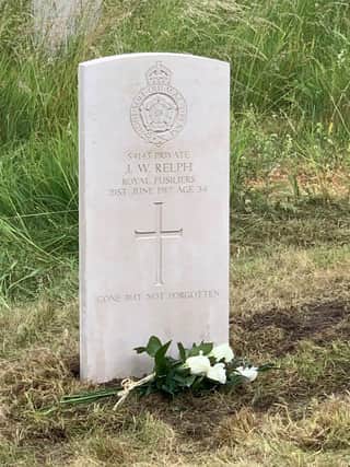 Commemorative Headstone for John William Relph