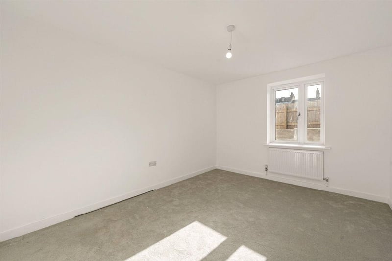 On the ground floor is a one-bedroom apartment with south-facing patio priced at £225,000. The agents say the fluid atmosphere is perfect for entertaining guests or simply relaxing after a long day.