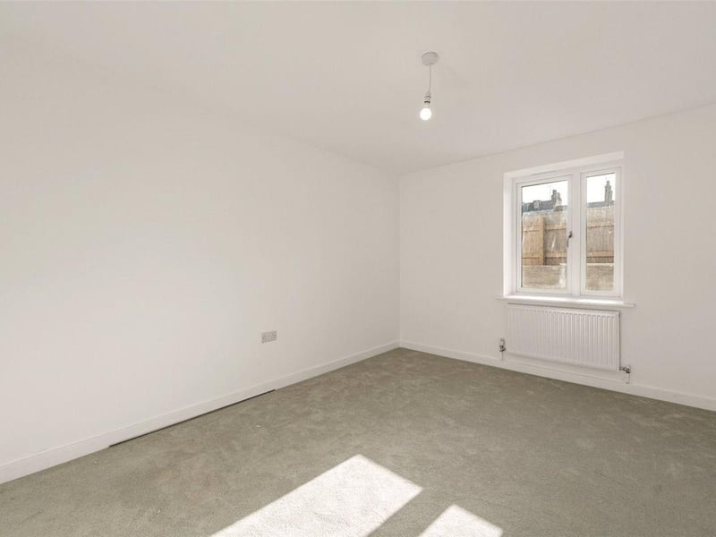On the ground floor is a one-bedroom apartment with south-facing patio priced at £225,000. The agents say the fluid atmosphere is perfect for entertaining guests or simply relaxing after a long day.