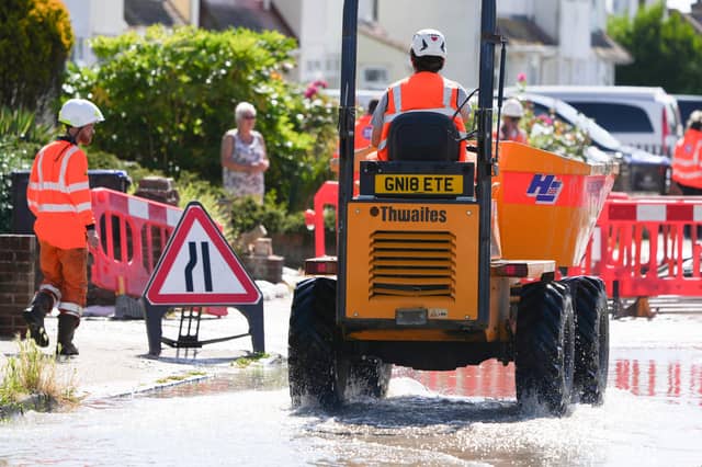 Southern Water is on site in West Way