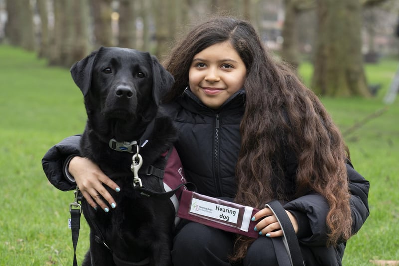 Hearing dog Gordon is the Child’s Champion finalist in The Kennel Club Hero Dog Award 2024. He gave young Elyana Kuhlemeier, from East Sussex, a lifeline after she experienced hearing loss at a young age and faced challenges with bullying and making friends. Gordon has transformed her life, her confidence, and her self-belief.