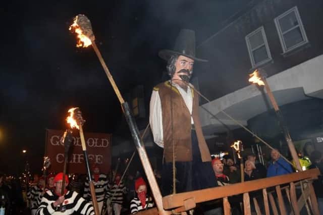 Lewes Bonfire procession 2023