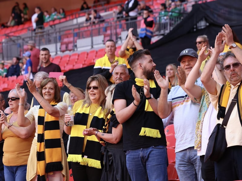 Littlehampton Town at Wembley for the 2022 FA Vase final