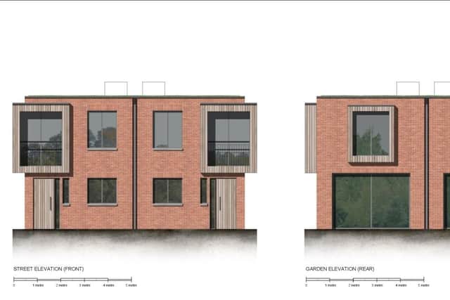 The proposals, submitted by Michael Trentham Architects, also include room for 23 parking spaces – twelve for the store, eight for the dwellings and three guest spaces.