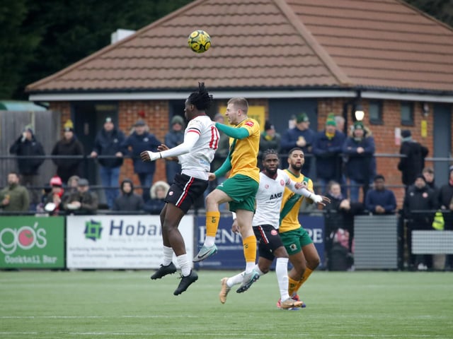 Promotion-chasing Horsham FC were held to a 1-1 draw at home by visiting Chatham Town