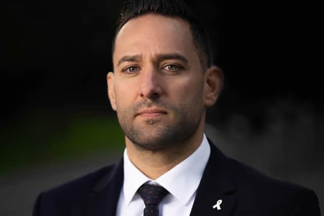 Detective Inspector Mehdi Fallahi has been chosen to represent Sussex Police alongside colleagues from forces across England and Wales to line part of the route in central London. Photo: Sussex Police