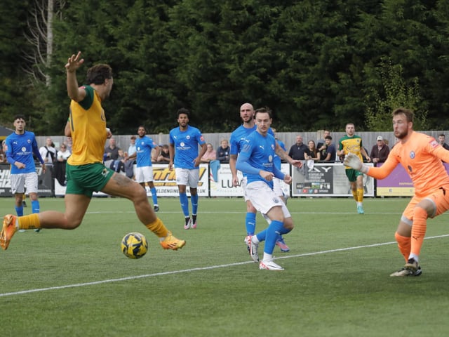 Action from Horsham's entertaining Isthmian Premier stalemate with Billericay Town