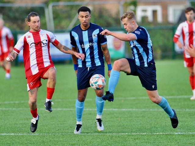 Steyning Town v Crowborough Athletic in the SCFL premier