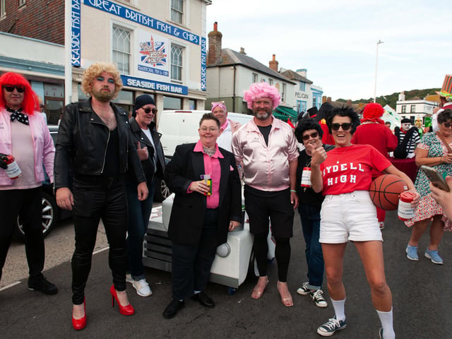 Hastings Old Town Carnival Week 2025: Pram Race. Pic by Frank Copper.