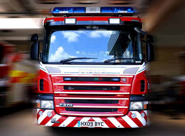 Joint Fire Control sent three fire engines from Crawley and Horsham to the scene.