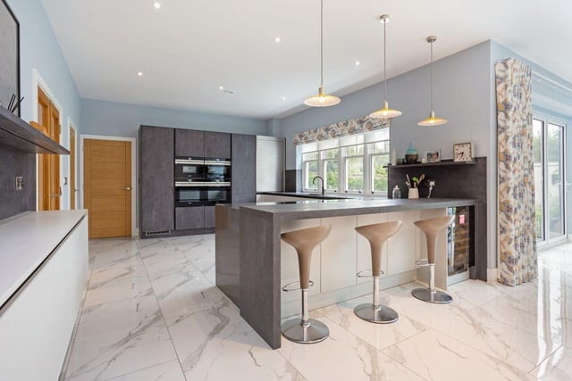 The property's well-appointed modern kitchen.