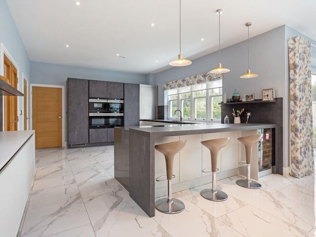 The property's well-appointed modern kitchen.