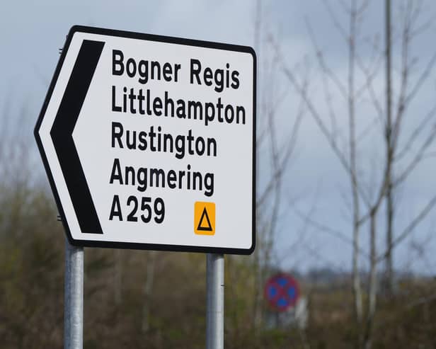 A spokesperson for West Sussex County Council said: “We are aware of the spelling mistake on the sign and it will be corrected in due course.” Photo: Eddie Mitchell