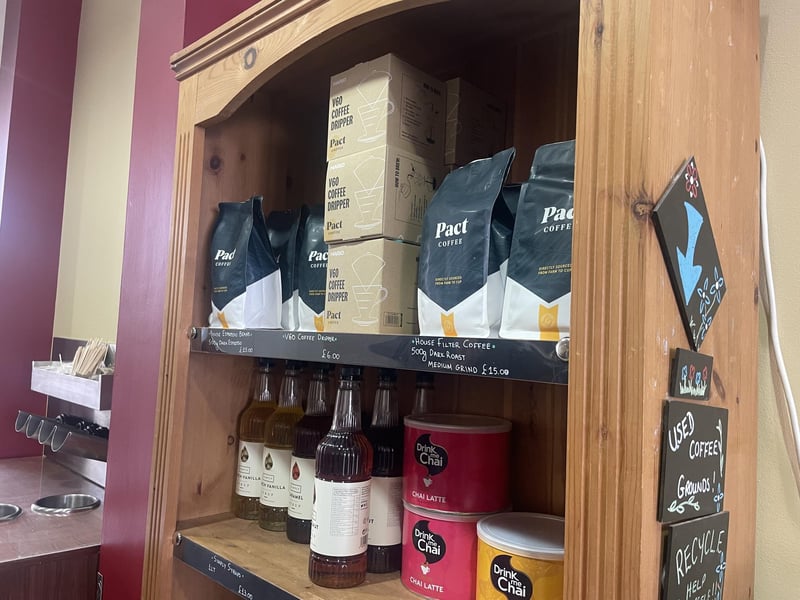Inside Tall Guy Coffee in Eastbourne