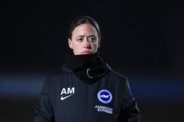 Interim boss Merricks said she was ‘extremely proud’ of the players after the lost in the last minute to Manchester City in their last game, calling it a turning point in their season.