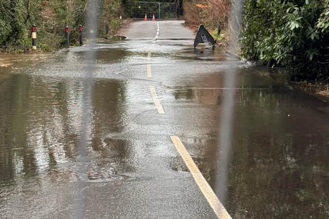 A key South Downs road remains shut today following flooding on Friday (December 15)