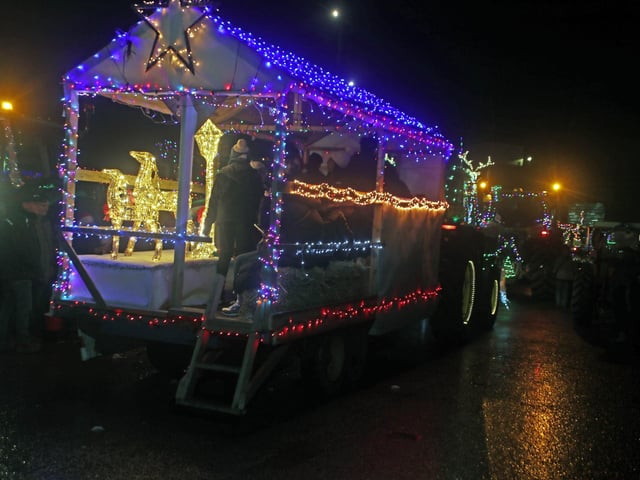 The Christmas Tractor Run 2024 leaving Hastings Old Town on December 21. Photo by Roberts Photographic.
