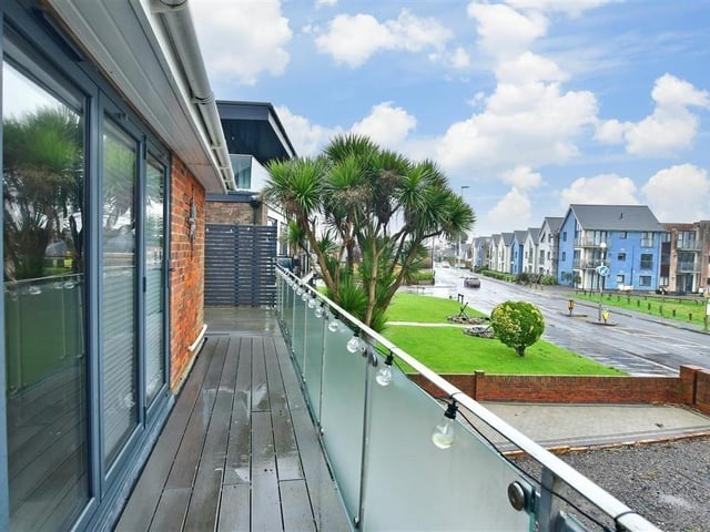 Agents Cubitt & West say this is a unique apartment in the best location and the rooms are lovely and spacious
