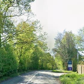 There are reports of a fallen tree and fallen power cables on the A281 Guildford Road. Photo: Google Street View