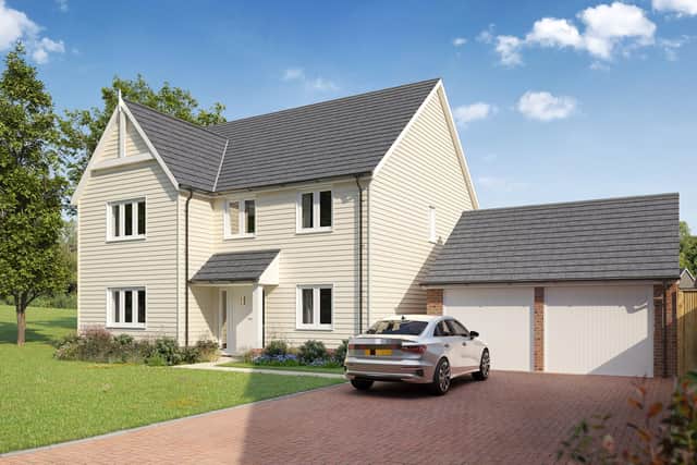 A CGI image of what the new homes at theSpring Bank Scheme in Haywards Heath would look like. Photo: Antler Property PR