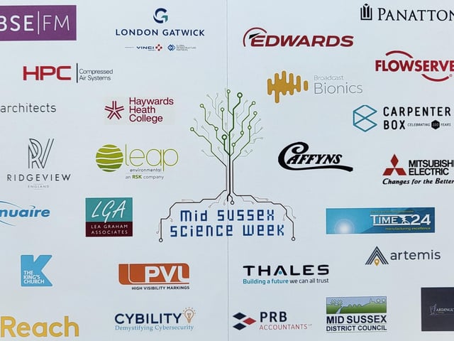 The companies that supported Mid Sussex Science Week 2023