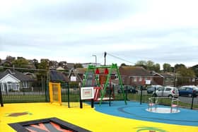 The new inclusive play park in Pebsham. Picture: Bexhill Town Council