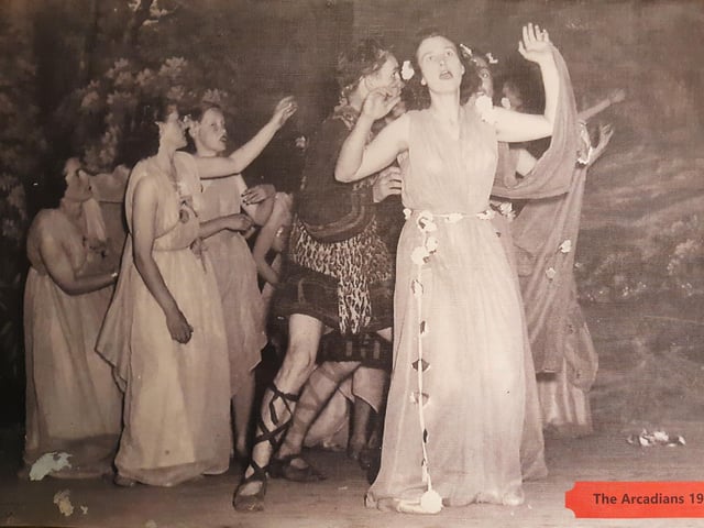 Littlehampton Musical Comedy Society's first production, The Arcadians, in 1952