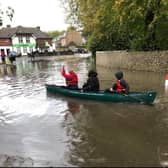 Students to the rescue in floodwater