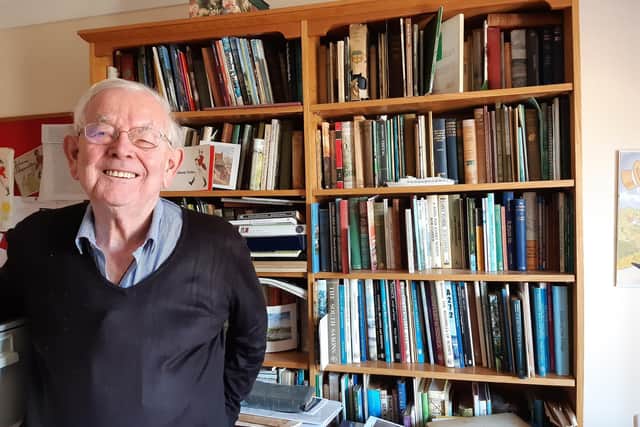 Alan Jeffery has been collecting books about Sussex for nearly 80 years
