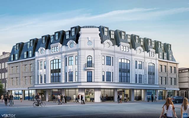 An artist's impression of the development