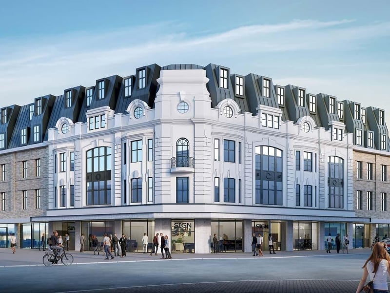An artist's impression of the development
