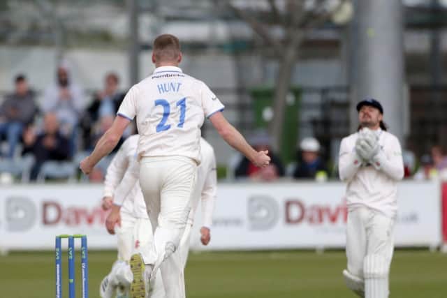 Sean Hunt has signed a new deal | Picture: Sussex Cricket