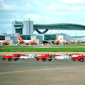 The airport's Northern Runway was closed for 29 minutes while the incident was dealt with, resulting in a small number of inbound flights being diverted to other airports. Photo: Hollie Robards