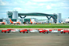 The airport's Northern Runway was closed for 29 minutes while the incident was dealt with, resulting in a small number of inbound flights being diverted to other airports. Photo: Hollie Robards