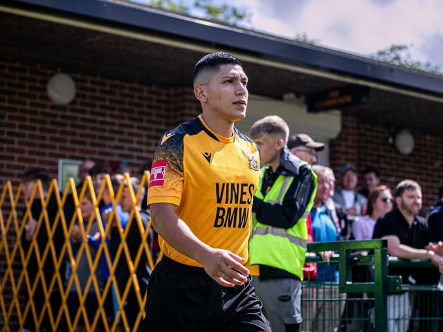 Action from the pre-season friendly between Three Bridges and Crawley Town. Crawley Town won 2-1 thanks to two goals from Danilo Orsi. Picture: Eva Gilbert