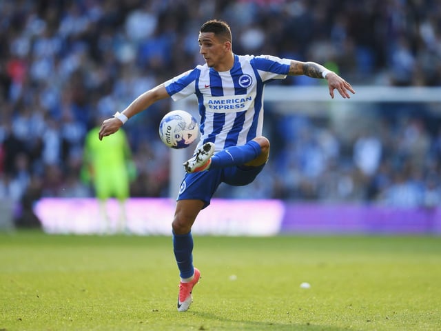 Brighton's talisman in the 2016/2017 won the EFL's Championship Player of the Year after he scored 15 goals and assisting eight to fire Albion to the Premier League.
The winger failed to have the same impact in the top flight, scoring five goals in 63 appearances over the next two season, before joining Fulham on loan back in the Championship.
After signing permanently with the Cottagers in 2019, he continued to struggle to re-capture his form, taking loan spells at Nottingham Forest and most recently Super League Greece club Volos.