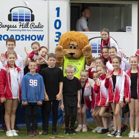 Triangle Acro Gymnastics Squad at Burgess Hill Summer Fayre