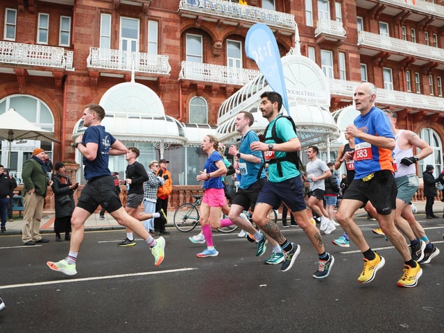 Scenes from the 2024 Brighton Half Marathon