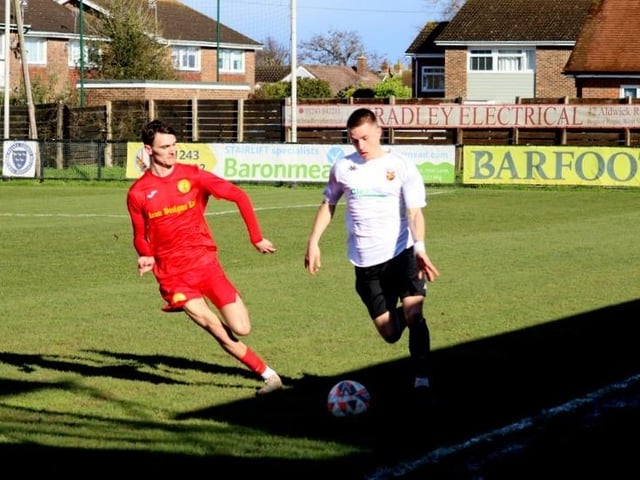 Pagham v Newhaven in the SCFL premier - it finished 0-0