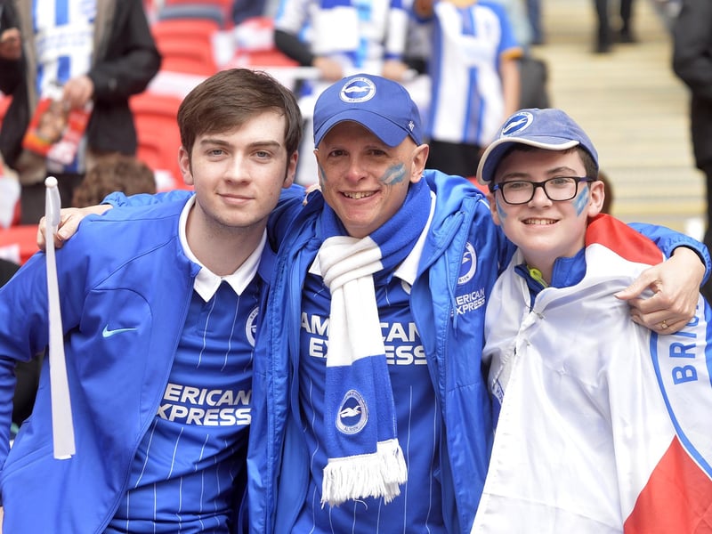 Brighton & Hove Albion V Man Utd Semi Final at Wembley(Photo by Jon Rigby)