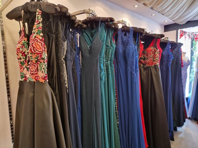 Carolyn Keyes, dress boutique, in Worthing dresses hundreds of girls for prom each year