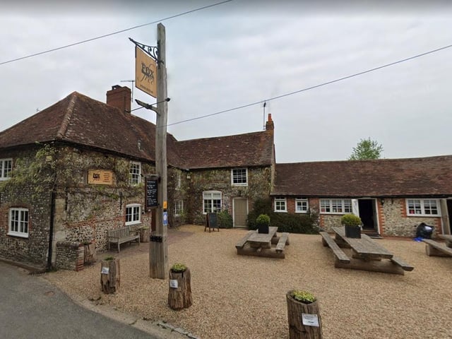 The Fox Goes Free at Charlton, near Chichester, is a 400-year-old pub with great views of South Downs from its garden. It is rated 4.6 from more than 1,400 reviews