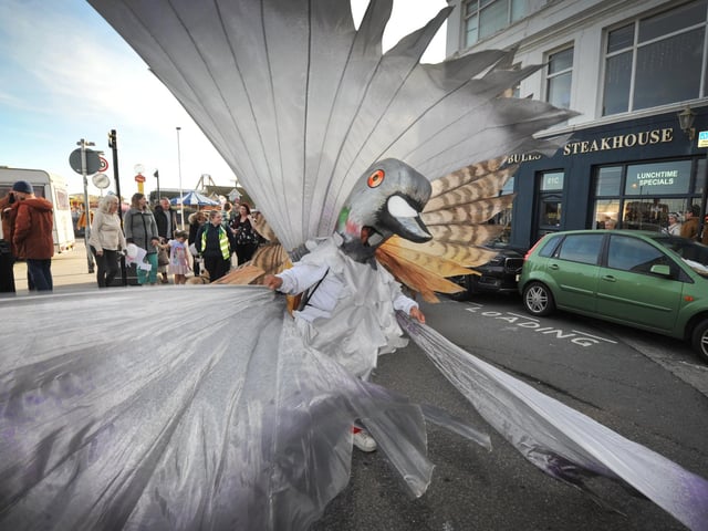 Hastings Storytelling Festival 2024 parade on October 27.
