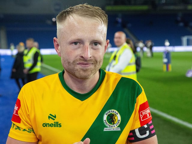 Horsham FC are champions of Sussex again after their last-gasp Sussex Transport Senior Cup final win over Littlehampton Town.