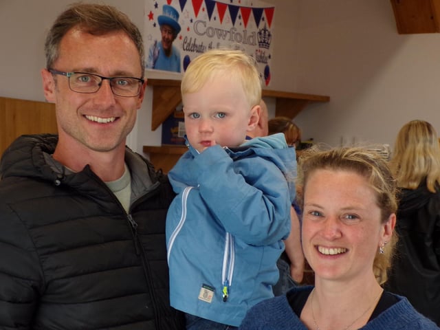 Families came together to celebrate the Queen's Platinum Jubilee with a picnic, games and dog show at the Allman Centre in Cowfold on Sunday, June 5