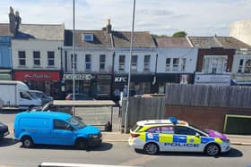 Police officers in Hastings were the targets of ‘verbal aggression’ whilst carrying out parking checks in the town. Pic by Hastings Police
