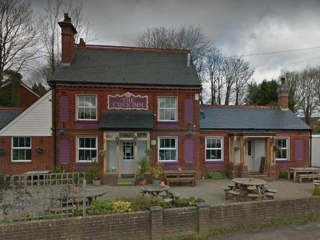 The Cock Inn in North Common Road, Wivelsfield Green, has a rating of 4.6 out of five from 426 Google reviews. A spokesperson said: "There's a full menu served for you to enjoy in the restaurant, either of the bars or outside. Choices include pub favourites like Ham Egg & Chips, Chilli and Pies, plus bar snacks, sandwiches, jacket potatoes. We like our food to be home made and from local producers wherever possible."